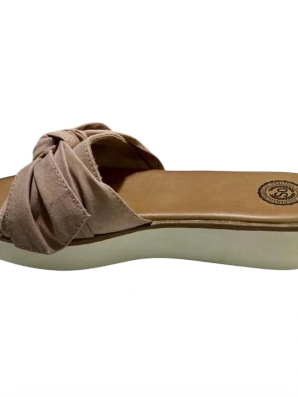 SO Blush Sandal with Bow Details 7.5